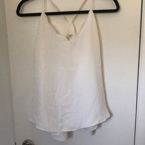 white j crew tank top